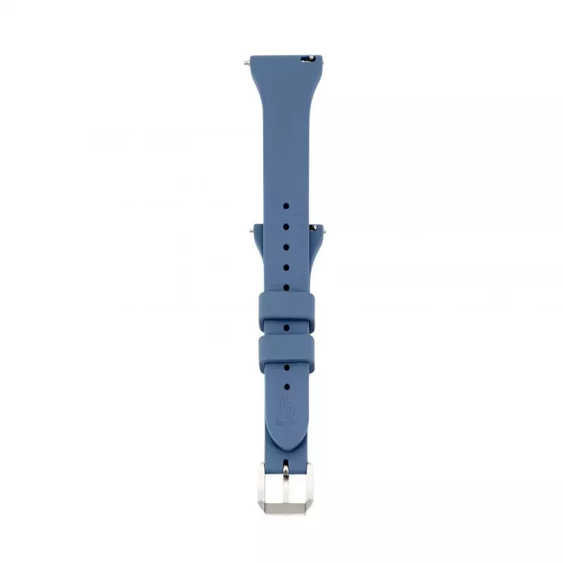 Connect 20mm T-Bügel Silikon Loop Armband (130mm M/L) Blau