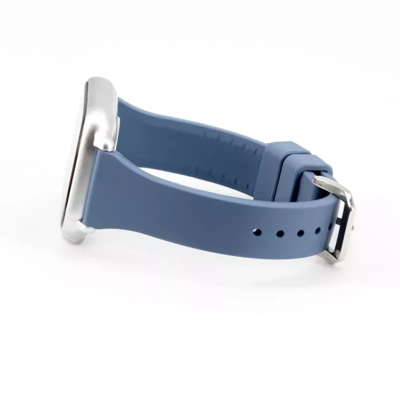 Connect 20mm T-Bügel Silikon Loop Armband (130mm M/L) Blau