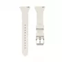 Connect 22mm T-Bügel Silikon-Loop-Uhrenarmband (130mm M/L) Silber