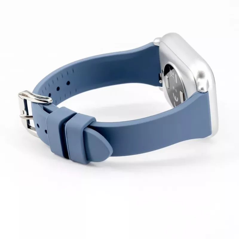 Connect 22mm T-Buckle Silicone Loop Watch Strap (130mm M/L) Blau