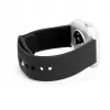 Connect 22mm Silikon Loop Armband (S/M 110mm) Schwarz