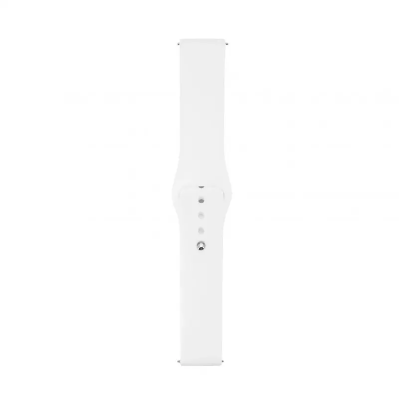 Connect 22mm Silikon Loop Armband (S/M 110mm) Weiß
