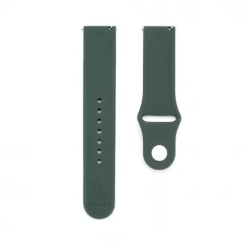 Connect 22mm Silicone Loop Watch Strap (S/M 110mm) Olive