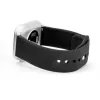 Connect 20mm Silikon Loop Armband (S/M 110mm) Schwarz