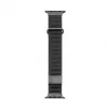 Connect Watch 42/44/45mm Armband mit Kortikalleder-Rückseite, Dornschließe und Magnetverschluss, Schwarz