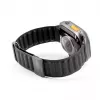 Connect Watch 42/44/45mm Armband mit Kortikalleder-Rückseite, Dornschließe und Magnetverschluss, Schwarz