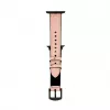 Connect Watch 38/40/41mm Silikon-Patch-Leder-Armband (132mm M/L) Pink Sand