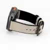 Connect Watch 38/40/41mm Silikon-Patch-Leder-Armband (132mm M/L) Weiß