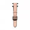 Connect Watch 42/44/45mm Silikon-Patch-Leder-Armband (132mm M/L) Pink Sand