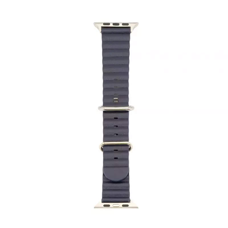 Connect Watch 38/40/41mm Marine Leder Armband Marineblau