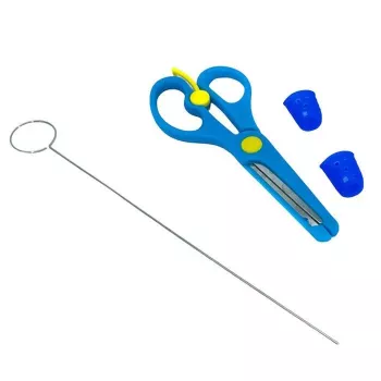 iLike S3 Zubehör-Set 3in1 für 3D-Druckstift - Reinigungsnadel / Schere / 2 Fingerkappen
