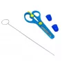 iLike S3 Zubehör-Set 3in1 für 3D-Druckstift - Reinigungsnadel / Schere / 2 Fingerkappen