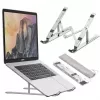 iLike STM1 Metall-Klapp-Notebookständer für 10-17,3 Zoll Laptops - Silber