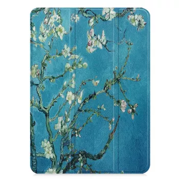 iLike Galaxy Tab S9 FE Plus Tri-Fold Eco-Leder Standhülle Sakura