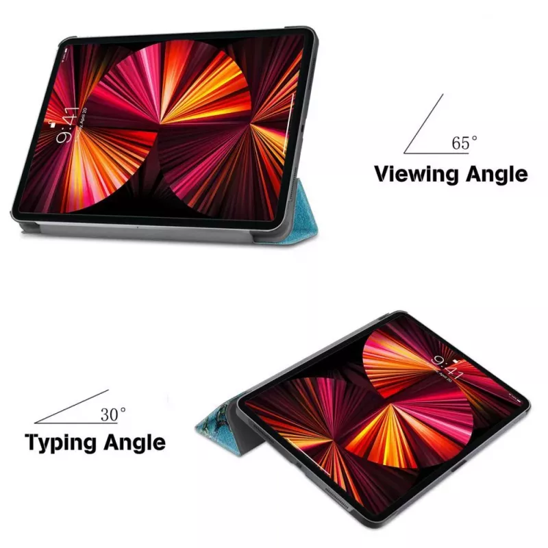 iLike MatePad 10.4 Tri-Fold Eco-Leather Stand Case Sakura