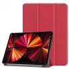 iLike Galaxy Tab S9 Plus 12.4 Tri-Fold Eco-Leder Stand-Case Korallenrosa