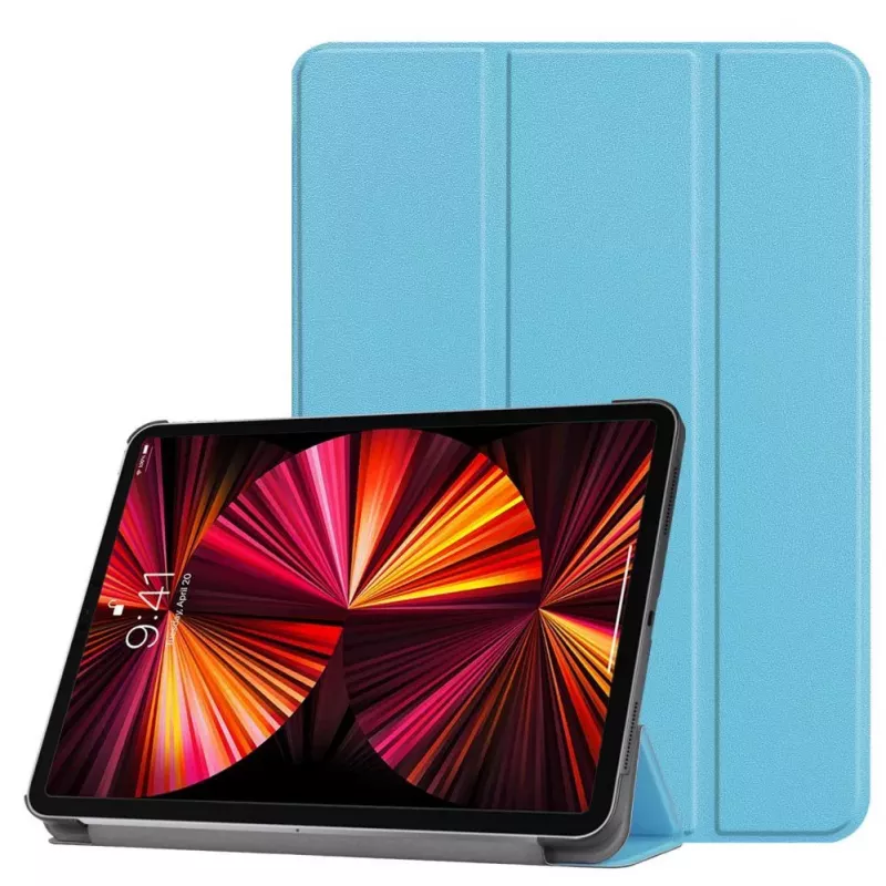 iLike Tab P12 12.7 Tri-Fold Eco-Leather Stand Case Sky Blue