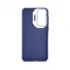 iLike Samsung Galaxy A15 Hybrid Case mit Kameraständer Blau
