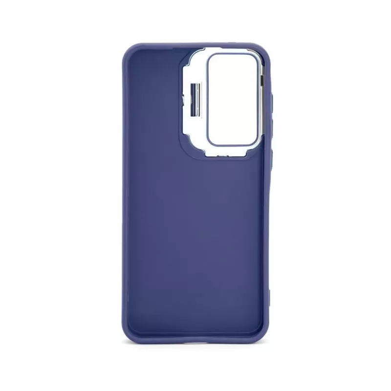 iLike Samsung Galaxy A15 Hybrid Case mit Kameraständer Blau