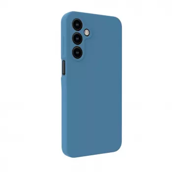 Evelatus Samsung Galaxy A14 4G / 5G Premium Soft Touch Silicone Case Grey Blue