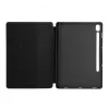 Evelatus Galaxy Tab S9 Tablet Case mit Imitat-Mikrofaser-Innenleben Schwarz