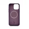 Connect Apple iPhone 14 Pro Premium MagSafe Soft Touch Silicone Case New Function Purple