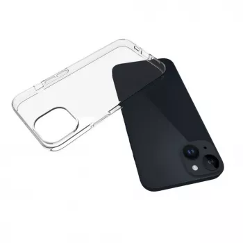 Connect Apple iPhone 15 Clear Silicone Case 1,5mm TPU Transparent
