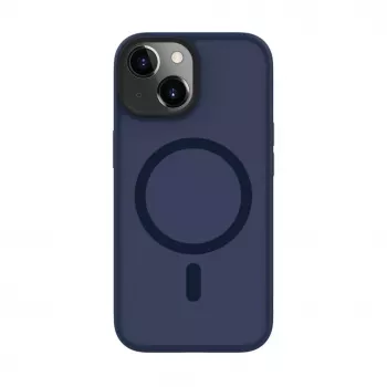 Connect Apple iPhone 14 Hybrid Case mit Magnet PC+TPU Blau