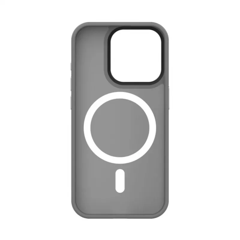 Connect Apple iPhone 15 Pro Hybrid Case mit Magnet, PC+TPU, Silber
