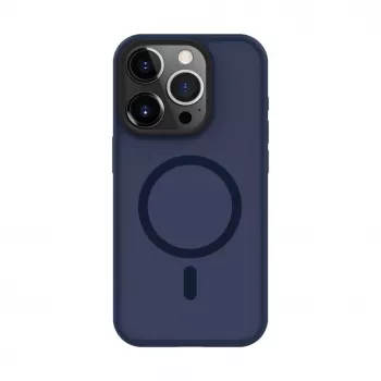 Connect Apple iPhone 15 Pro Max Hybrid Case mit Magnet, PC+TPU, Blau