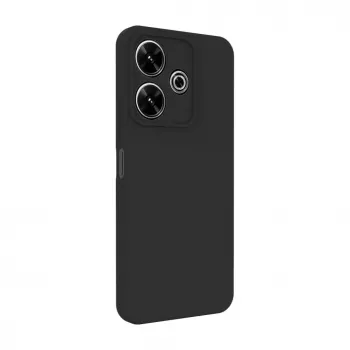 Evelatus Xiaomi Poco X6 Premium Soft Touch Silikonhülle Schwarz
