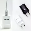 Evelatus USB-A und USB-C 30W Max EU-Ladegerät Weiß