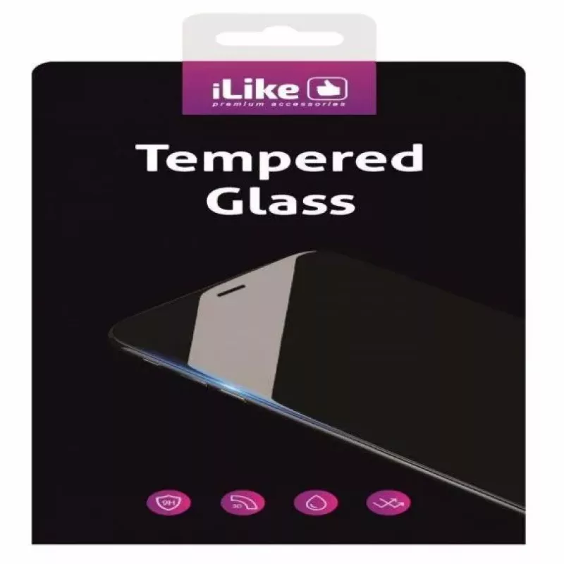 iLike Xiaomi Redmi Note 13 Pro 4G / Poco M6 Pro 2.5D Full Cover Glas Anti-Statisch Super Stark Schwarz