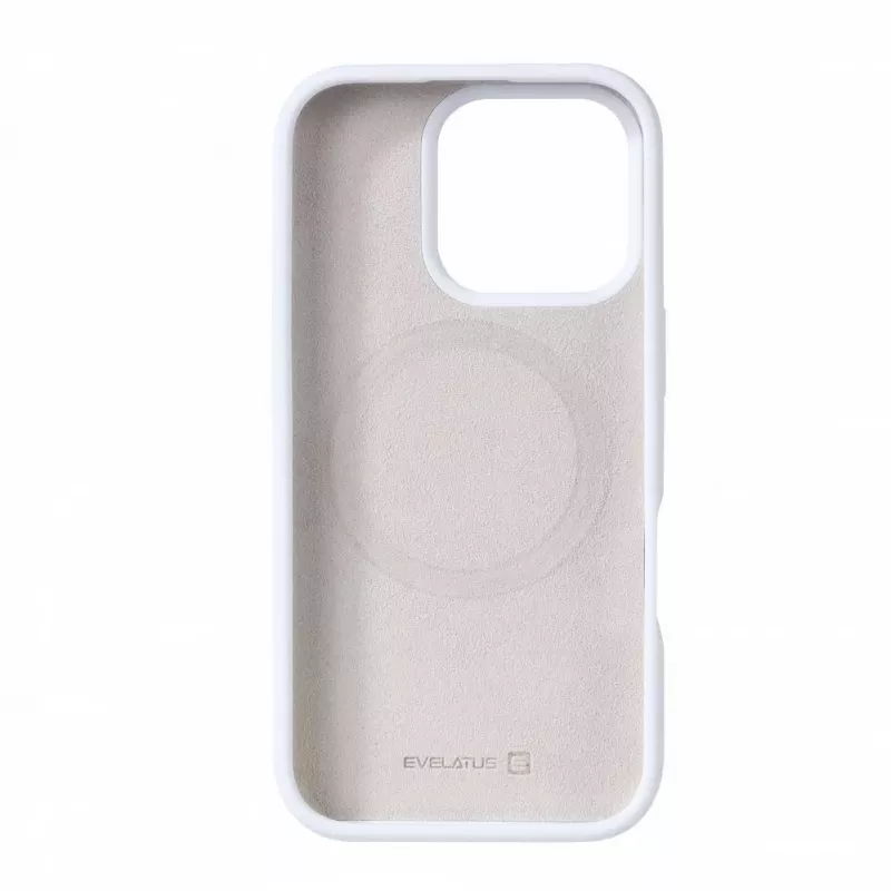 Evelatus Apple iPhone 16 Pro Premium MagSafe Soft Touch Silicone Case Weiß