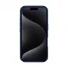 Evelatus Apple iPhone 16 Pro Max Premium MagSafe mit Standfuß Soft Touch Silikonhülle Dunkelblau