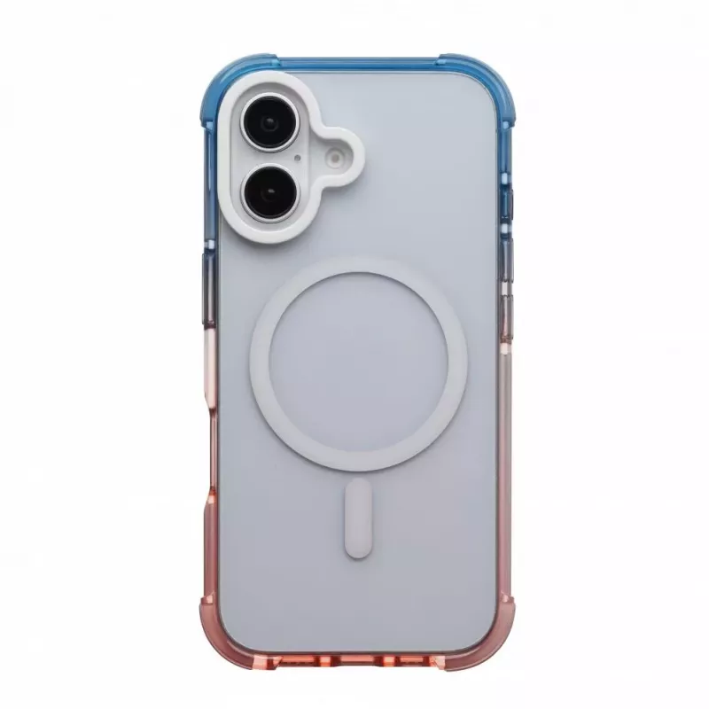 Evelatus Apple iPhone 16 Defender Gradient Color MagSafe Blue Pink Back Cover