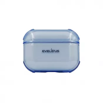 Evelatus Apple AirPods Pro 2 TPU Protective Case Transparent Blue