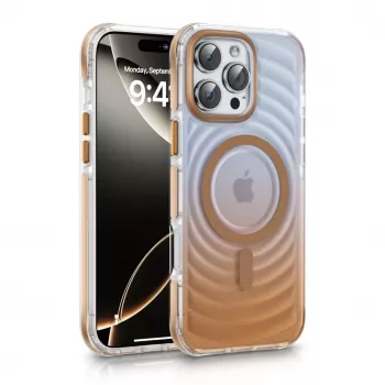 Evelatus Apple iPhone 16 Pro Max EchoWave Clear MagSafe Gold Back Cover