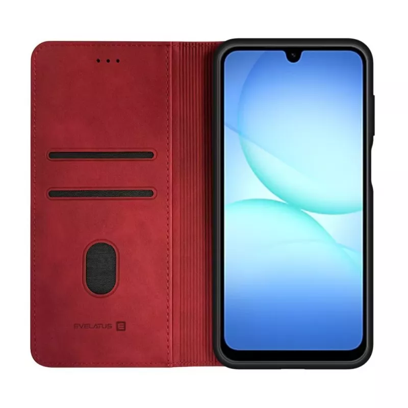 Evelatus Samsung Galaxy A17 Book Case, Rot