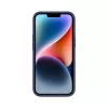 Evelatus Apple iPhone 14 / 13 Premium Magnetic Soft Touch Silicone Case Dark Blue