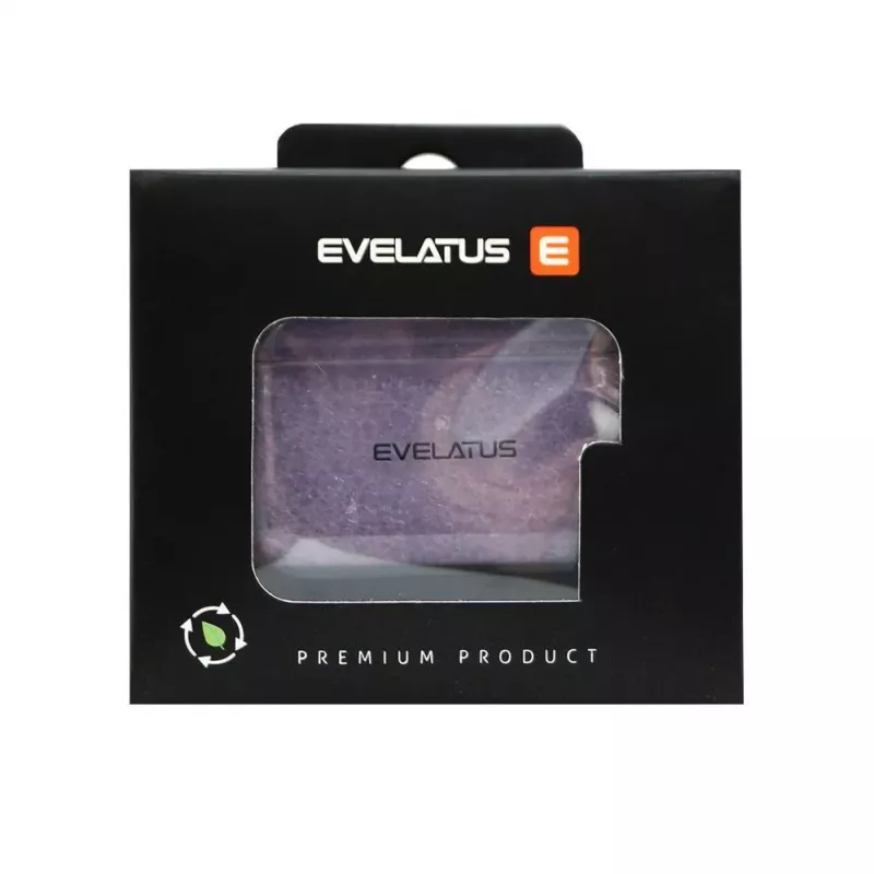 Evelatus Apple AirPods 4 TPU Protective Case Transparent Purple