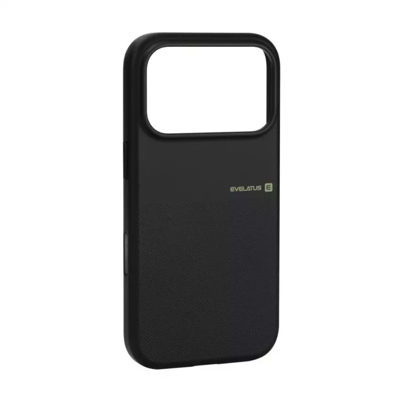 Evelatus Apple iPhone 17 Pro Max Premium MagSafe Sandstone Case Black