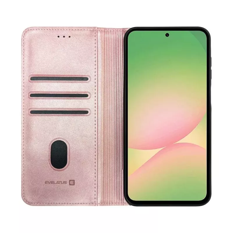 Evelatus Samsung Galaxy A57 Book Case Folio, Pink