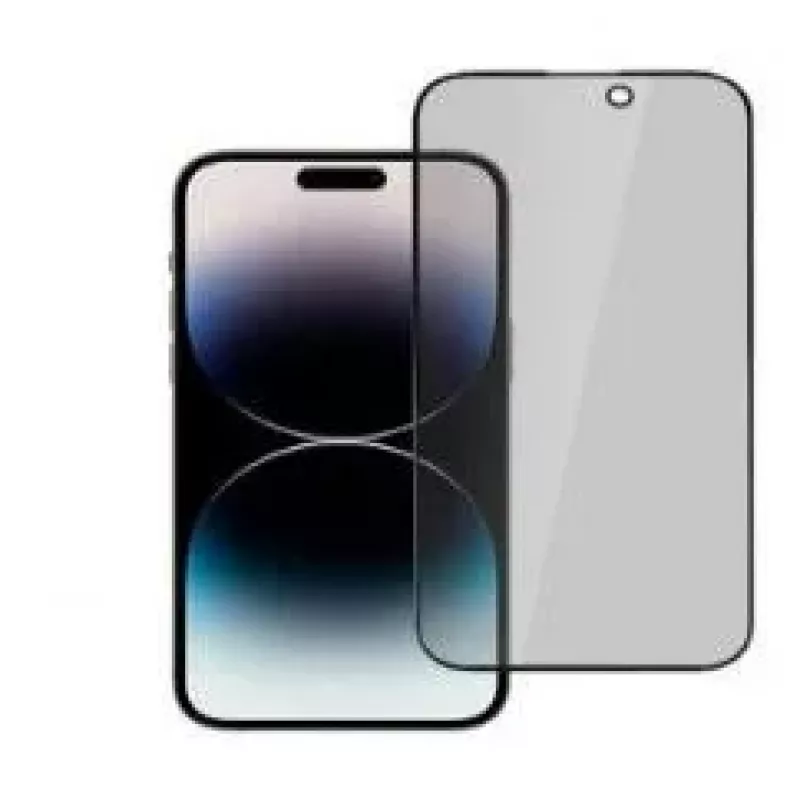 iLike Apple iPhone 15 Tempered Privacy Glass Screen Protector Black
