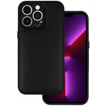 iLike Leder 3D Hülle für Samsung Galaxy A14 4G, Schwarz