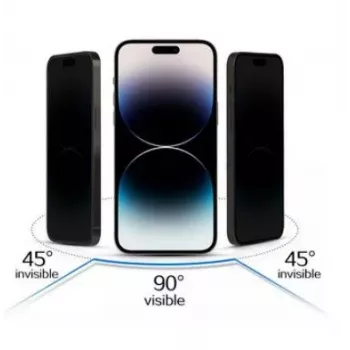 iLike Apple iPhone 11/XR Privacy Glass Black