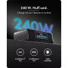 ICY BOX IB-PS2401 Diamond Charge 2401 GaN-Ladestation mit LCD-Display, 240 W