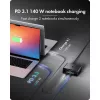 ICY BOX IB-PS2401 Diamond Charge 2401 GaN-Ladestation mit LCD-Display, 240 W