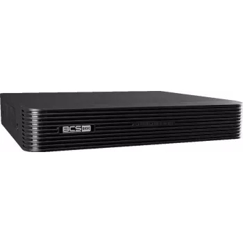 BCS BASIC BCS-B-NVR1001(2.0) 10-Kanal-IP-Netzwerkvideorekorder, 8MP, 1 HDD