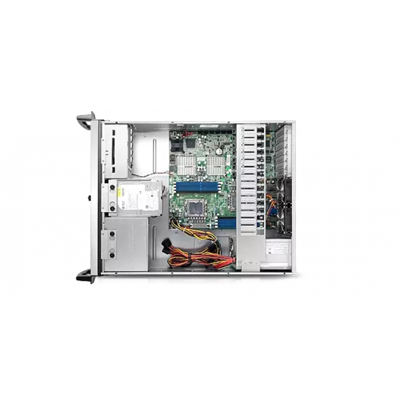 Chenbro RM41300-F2-USB3 4U Rackmount Server Chassis - E-ATX, Schwarz/Grau, ohne Netzteil